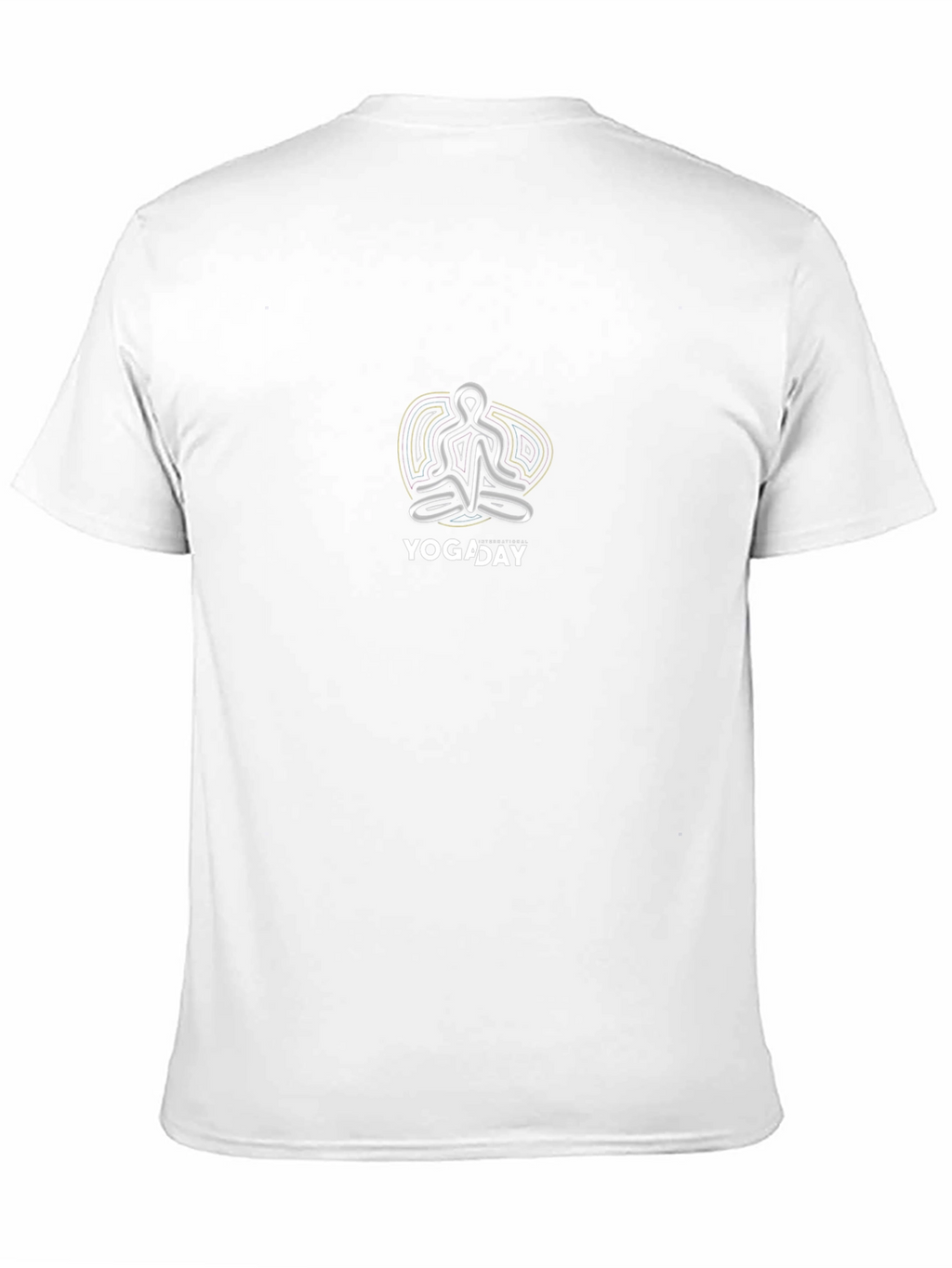 Yoga Day Black T-Shirt - Relaxed Fit