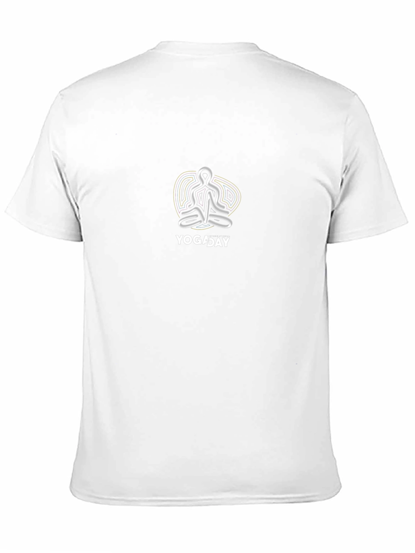 Yoga Day Black T-Shirt - Relaxed Fit