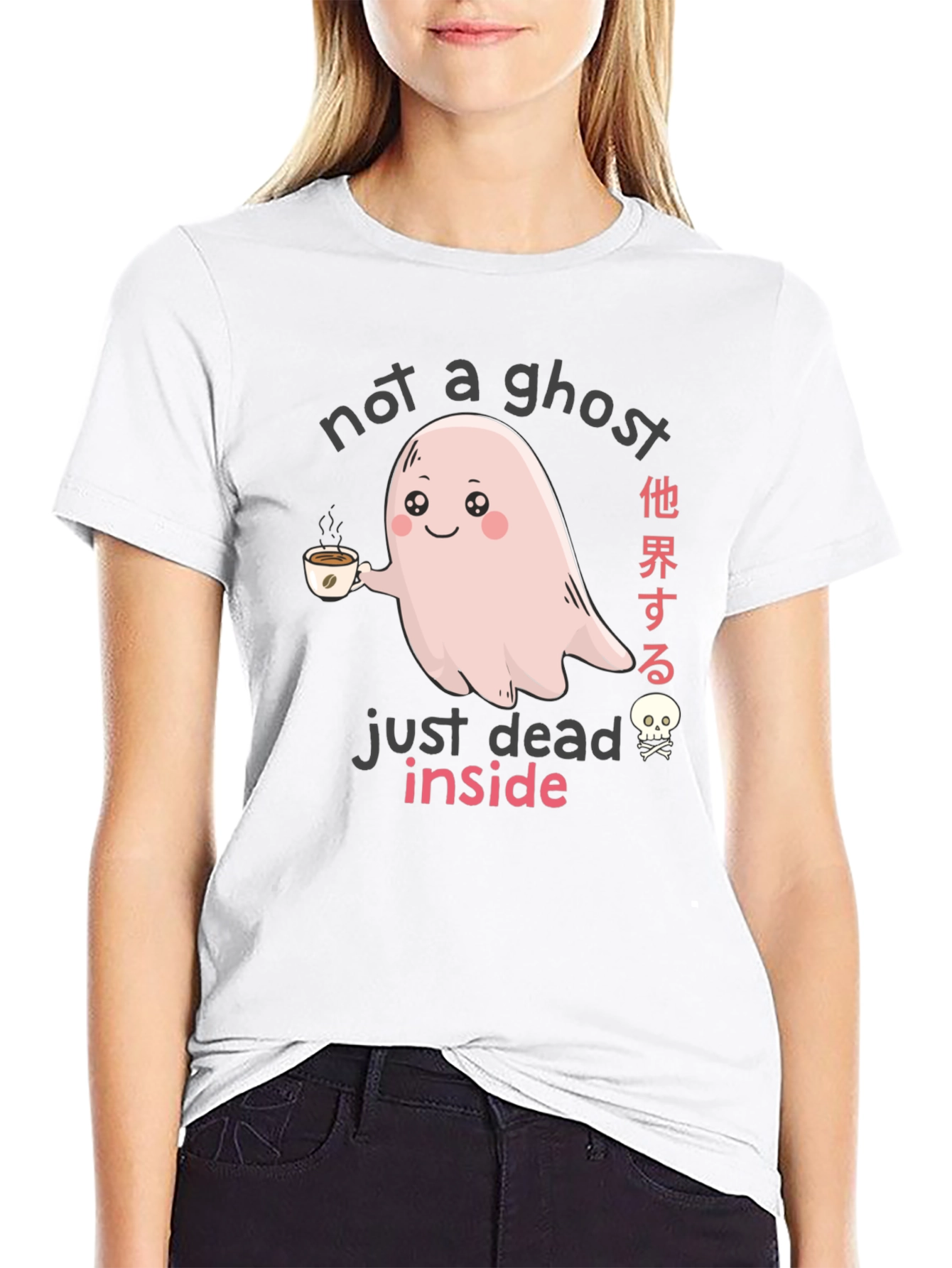 Not a Ghost Just Dead Inside Graphic Tee