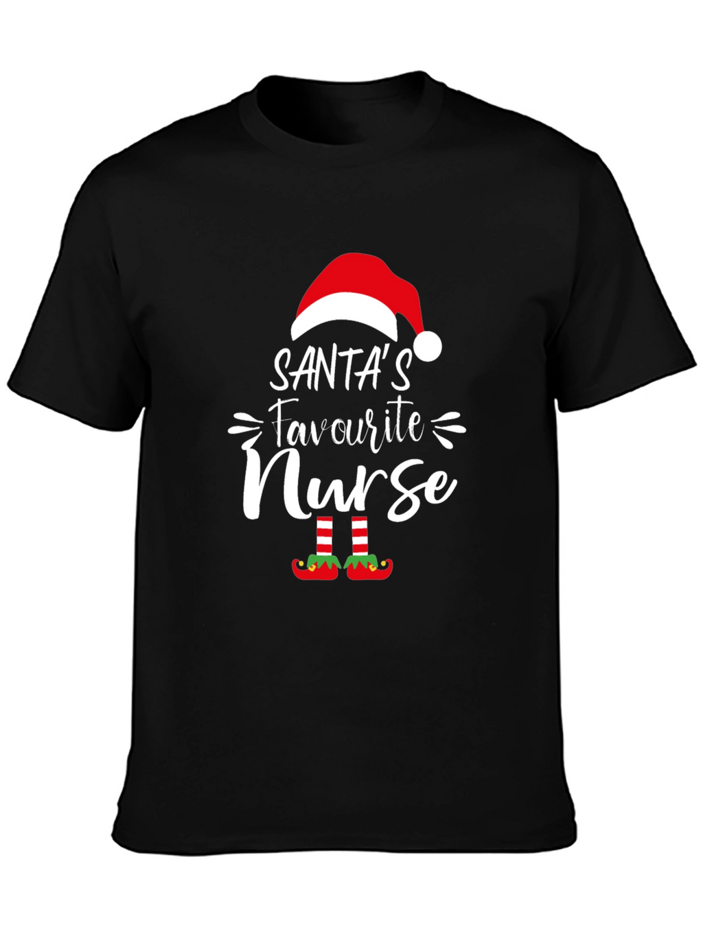 Santas Favourite Nurse T-Shirt