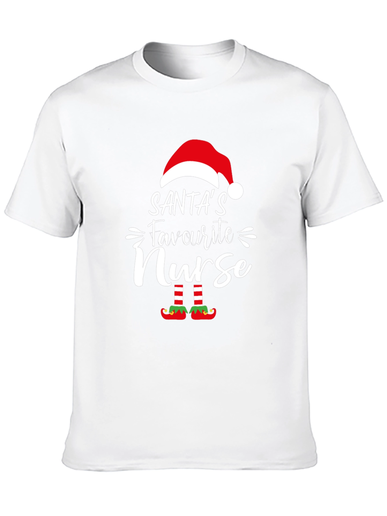 Santas Favourite Nurse T-Shirt