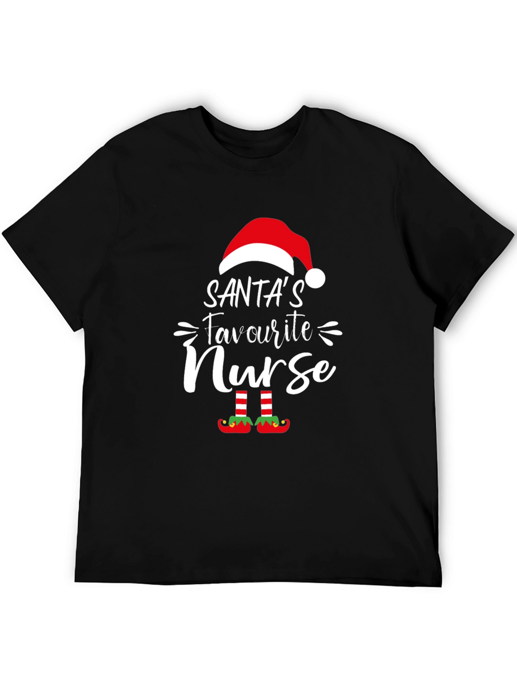 Santas Favourite Nurse T-Shirt