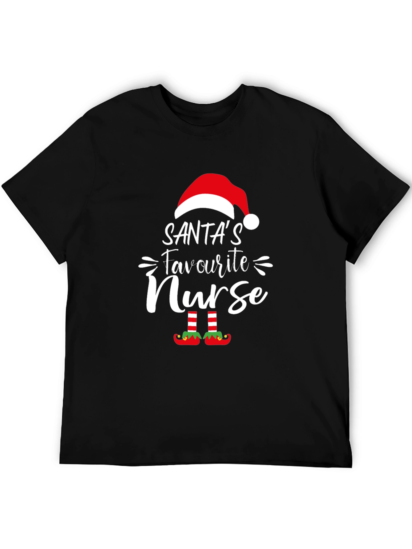 Santas Favourite Nurse T-Shirt