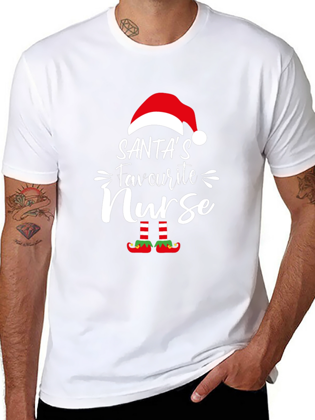 Santas Favourite Nurse T-Shirt
