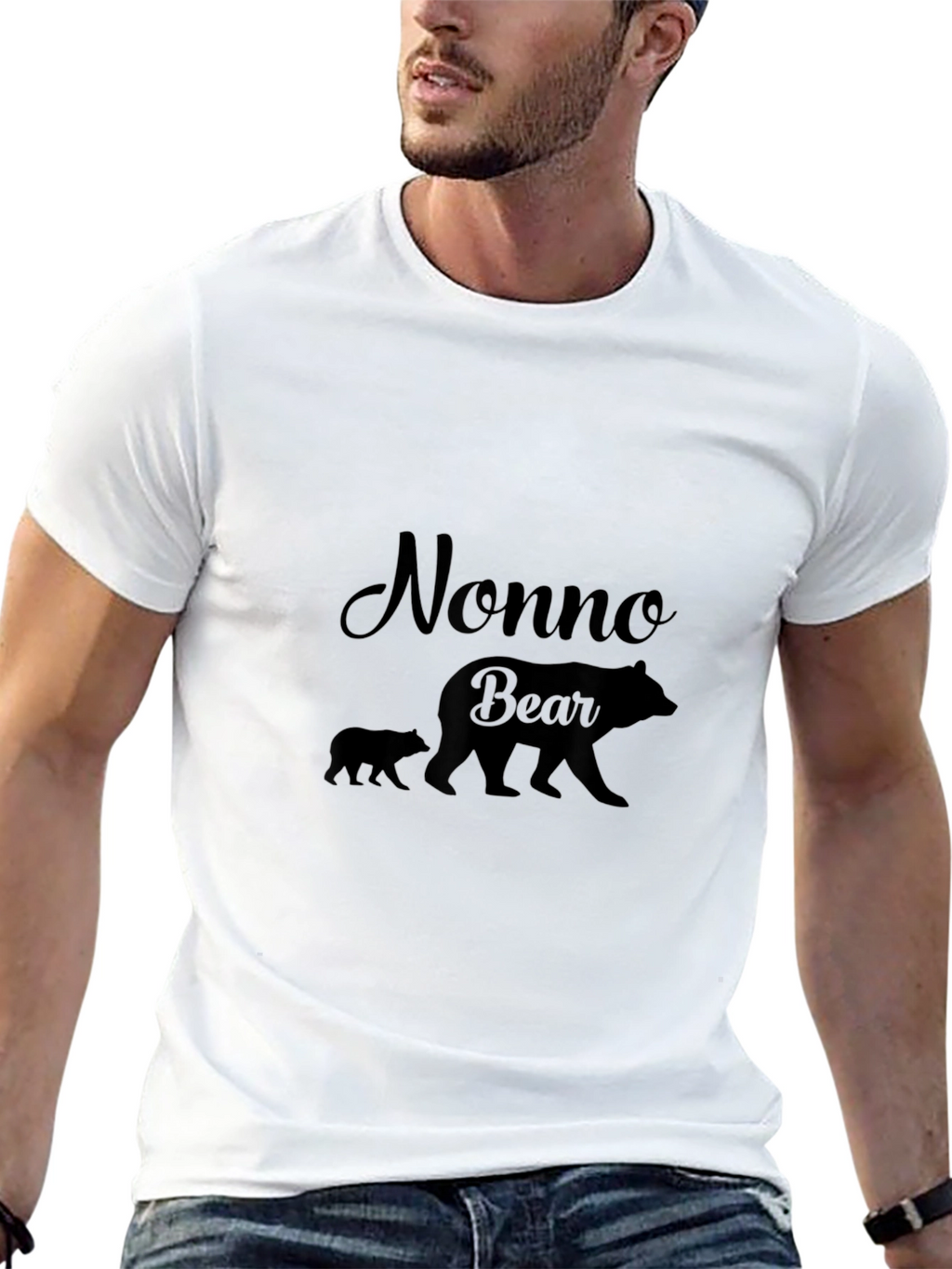 Nonno Bear T-Shirt: Fathers Day Gift
