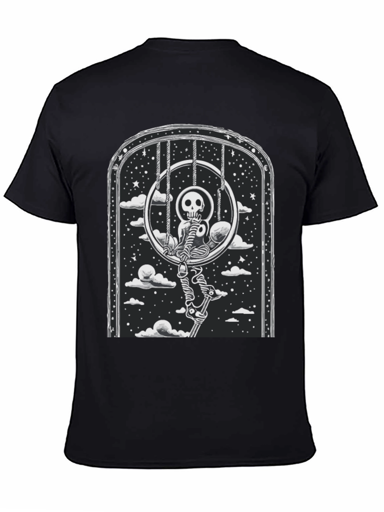 Skeleton Swing T-Shirt - Gothic Style