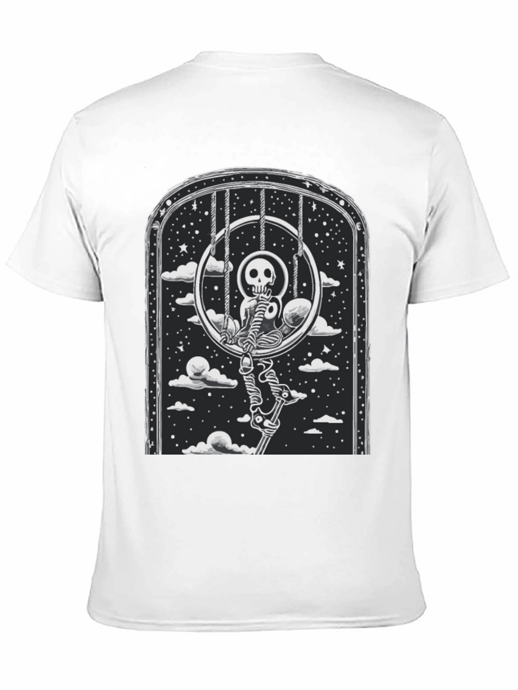 Skeleton Swing T-Shirt - Gothic Style