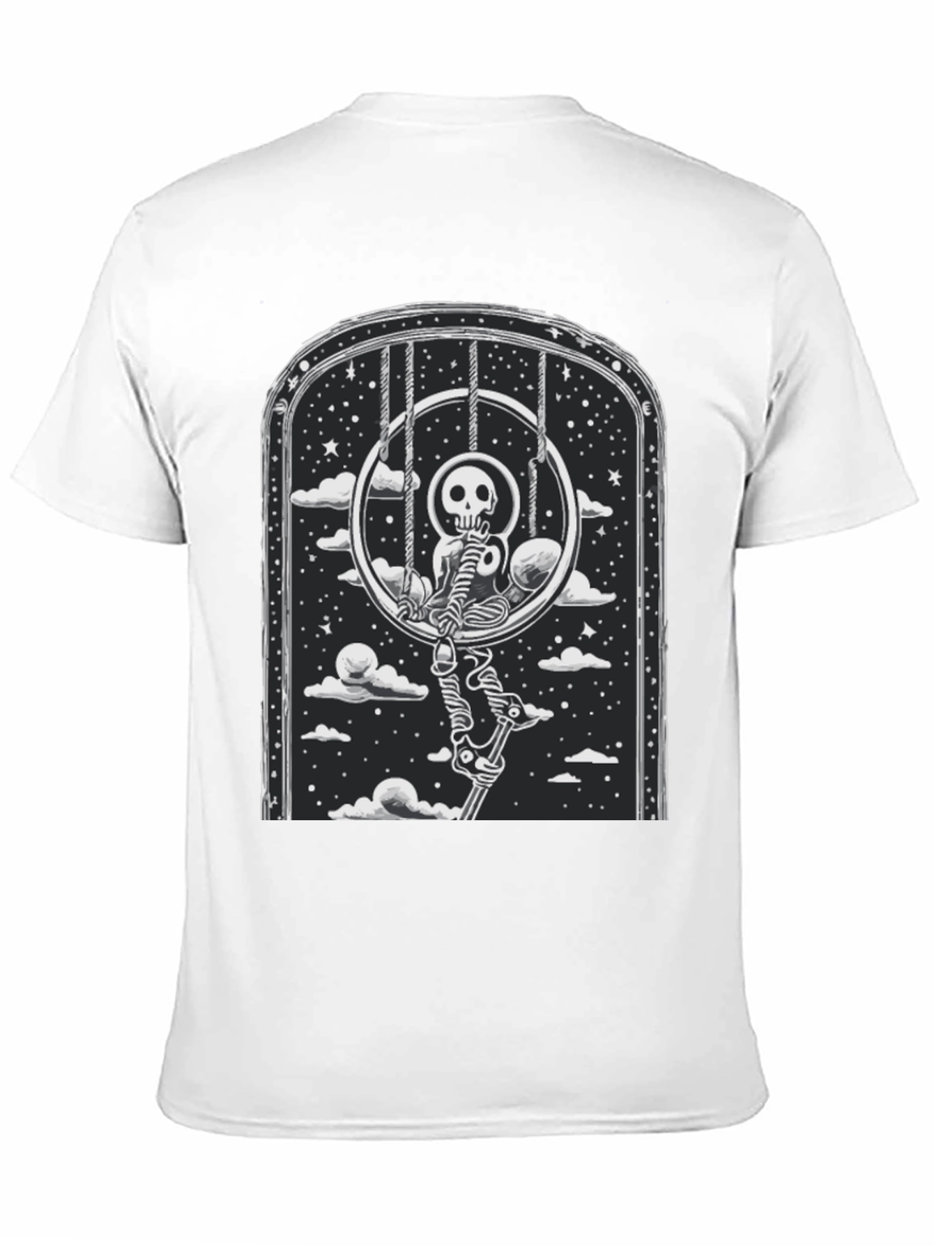 Skeleton Swing T-Shirt - Gothic Style