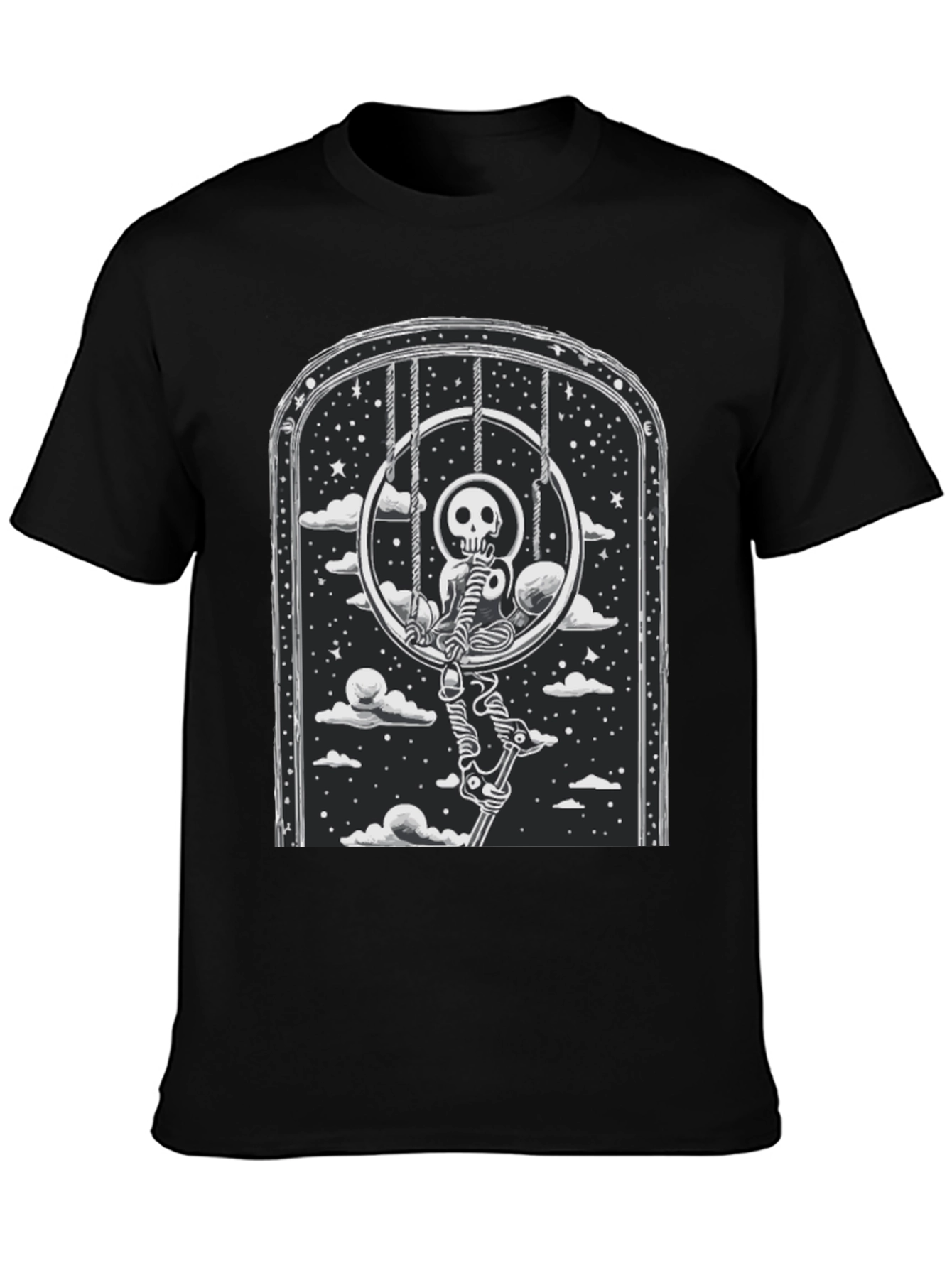 Skeleton Swing T-Shirt - Gothic Style