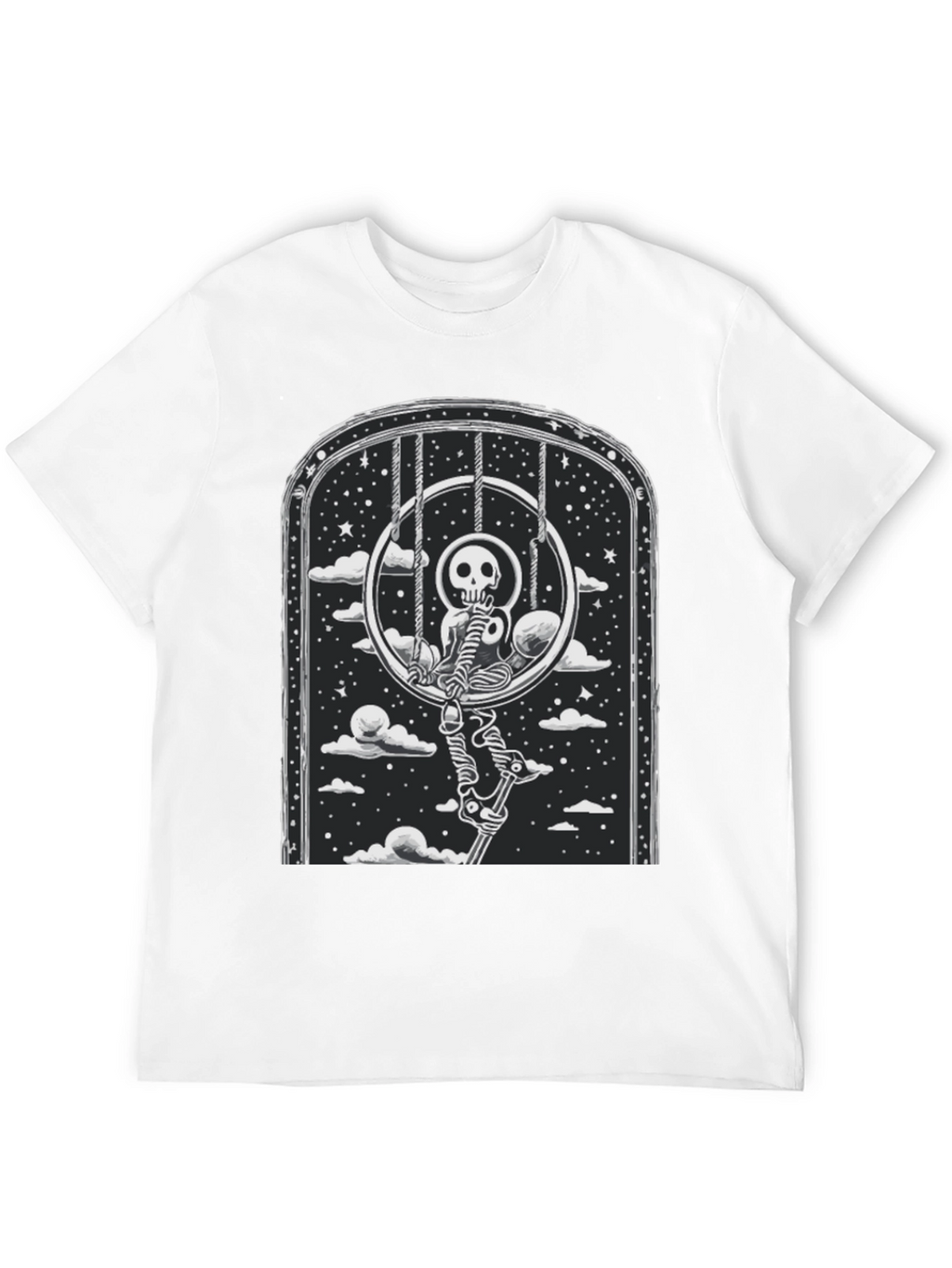 Skeleton Swing T-Shirt - Gothic Style