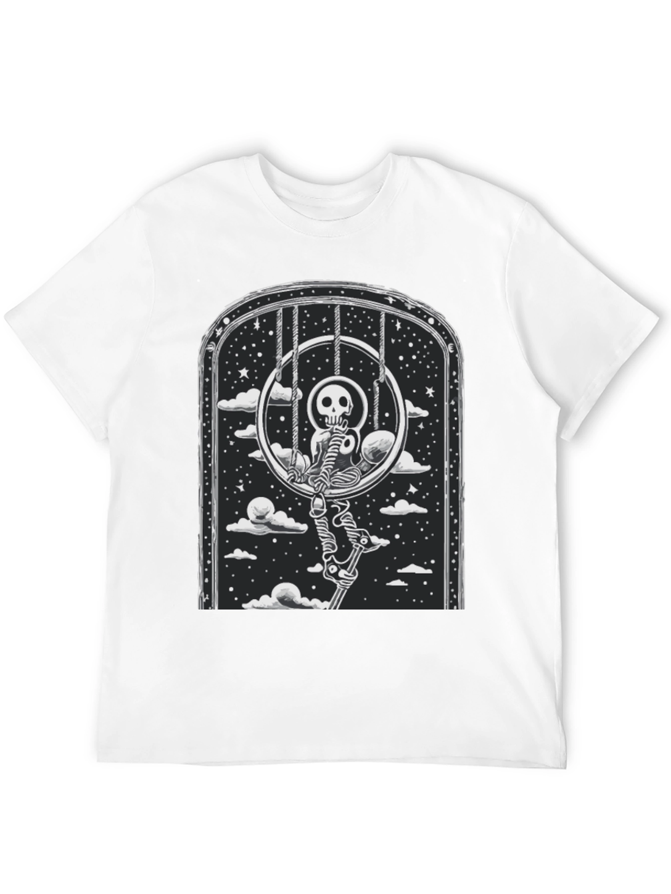 Skeleton Swing T-Shirt - Gothic Style