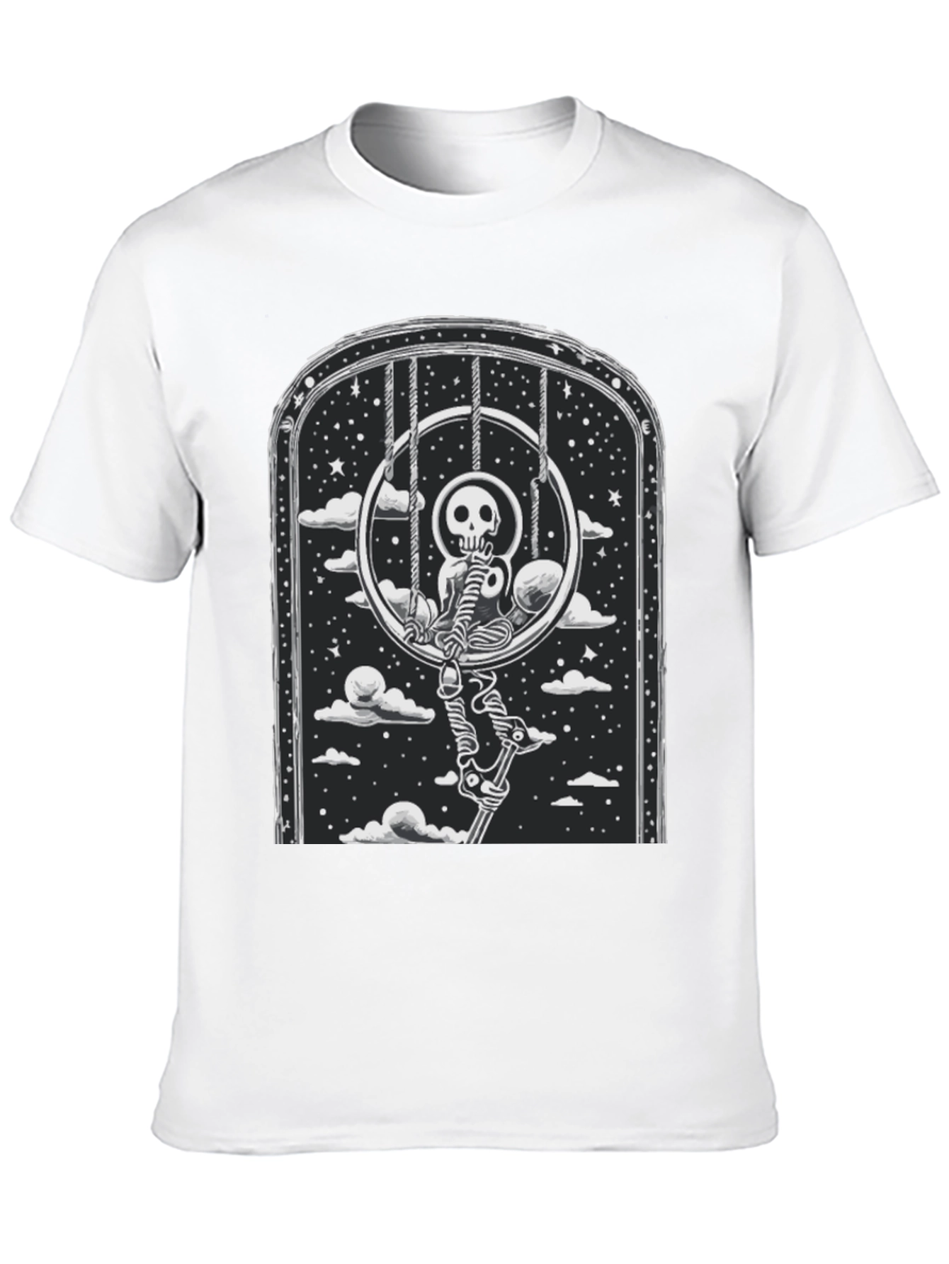 Skeleton Swing T-Shirt - Gothic Style