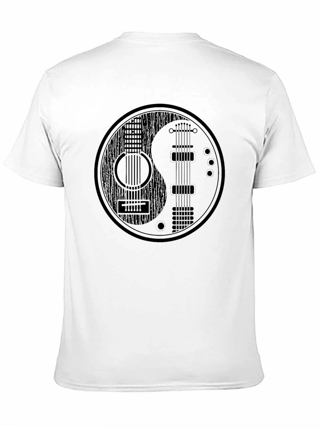 Yin Yang Guitar T-Shirt - Music Lover Tee