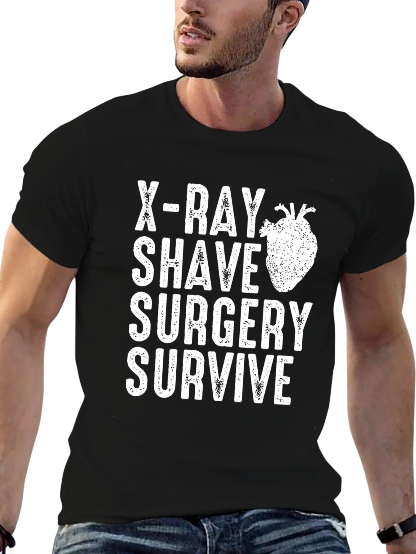 X-Ray Shave Surgery Survive Graphic T-Shirt