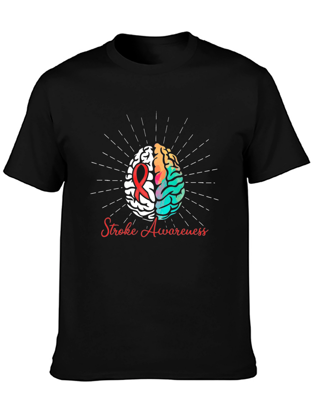 Stroke Awareness Graphic Tee - Black