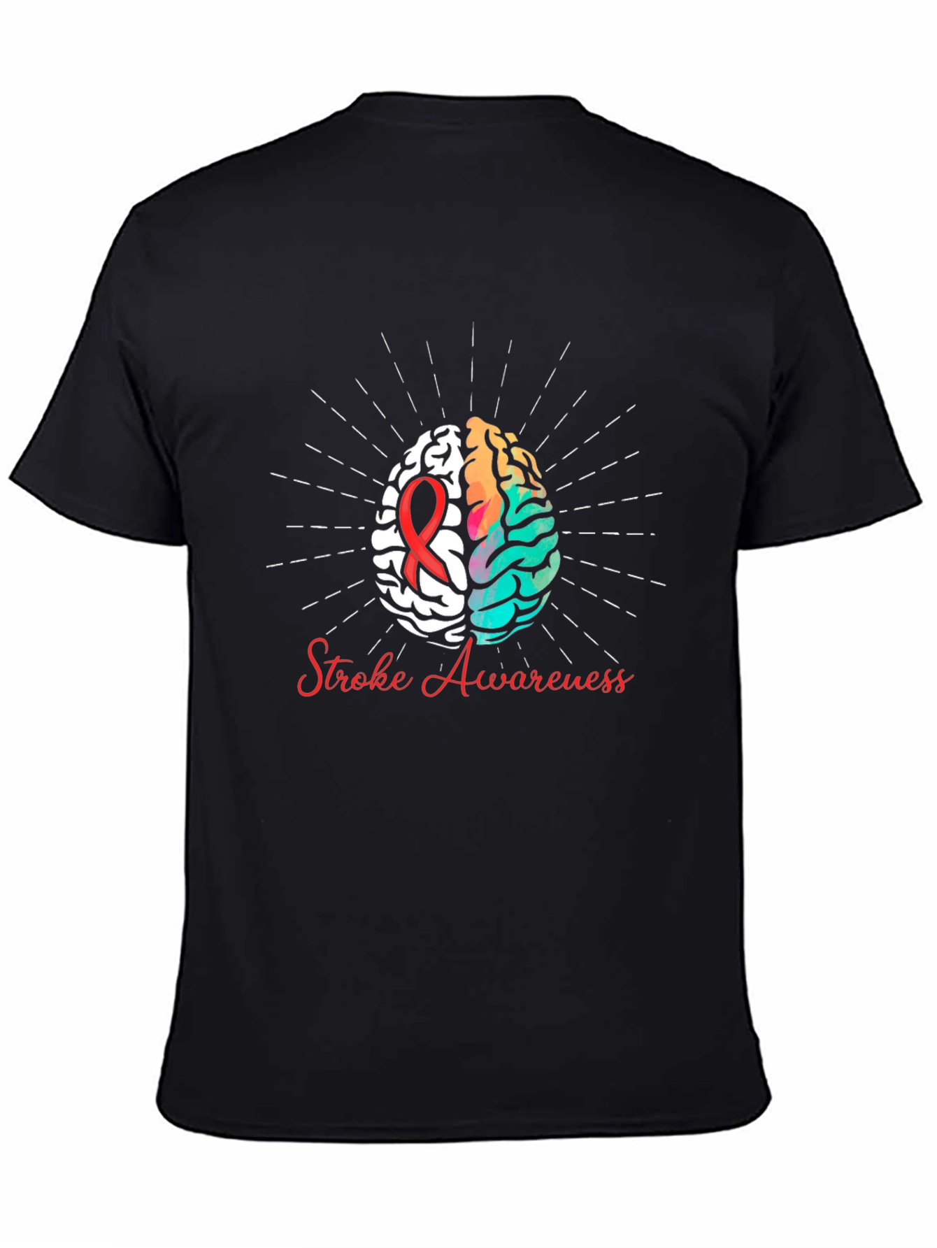 Stroke Awareness Graphic Tee - Black
