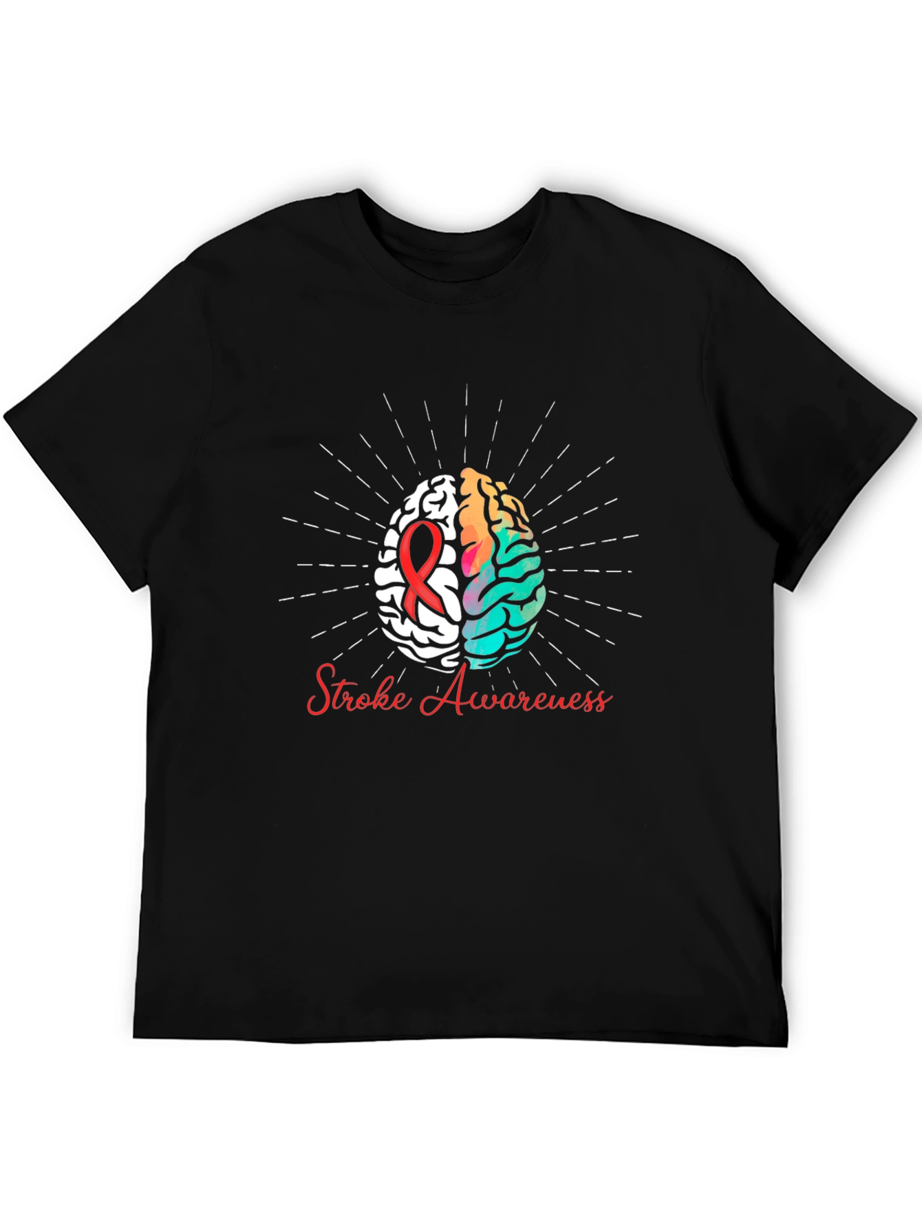 Stroke Awareness Graphic Tee - Black