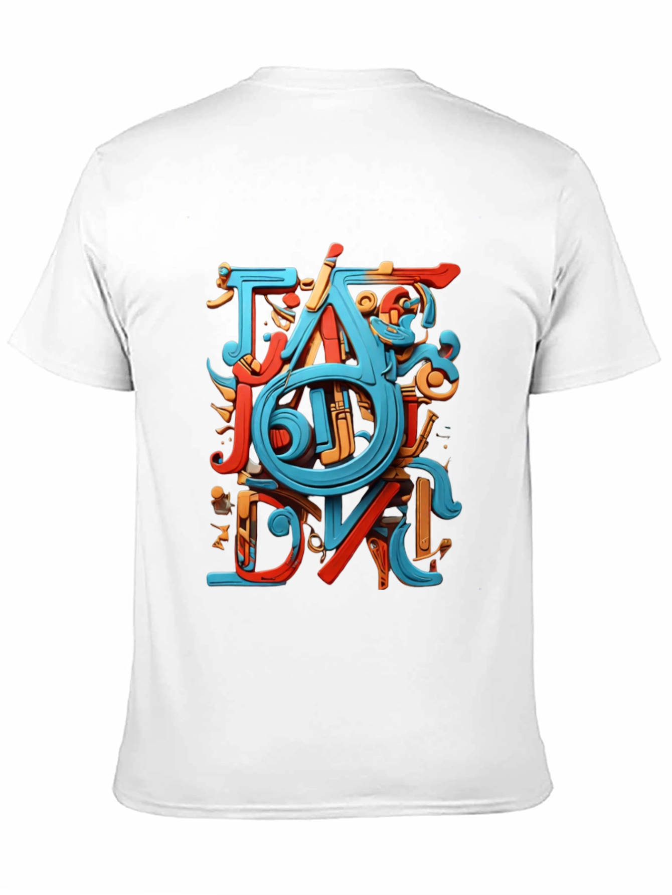 Abstract Art Graphic Black T-Shirt