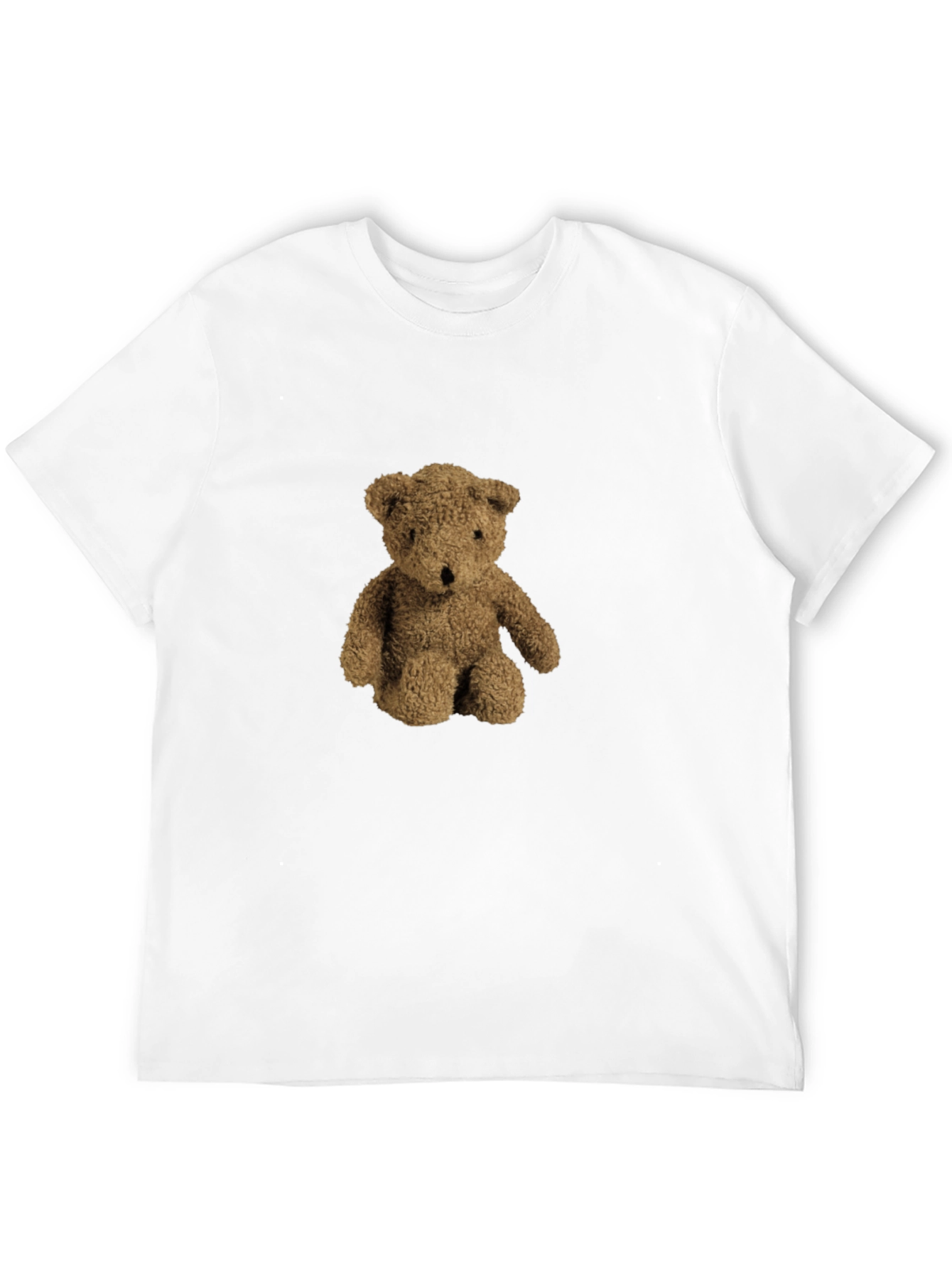 Teddy Bear Graphic Black T-Shirt
