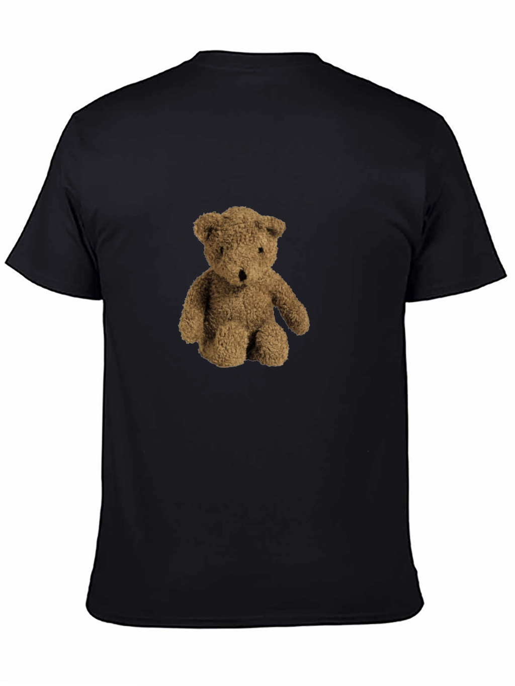 Teddy Bear Graphic Black T-Shirt