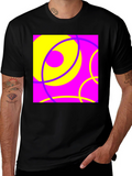 Abstract Circles Graphic Tee - Bold & Funky Design