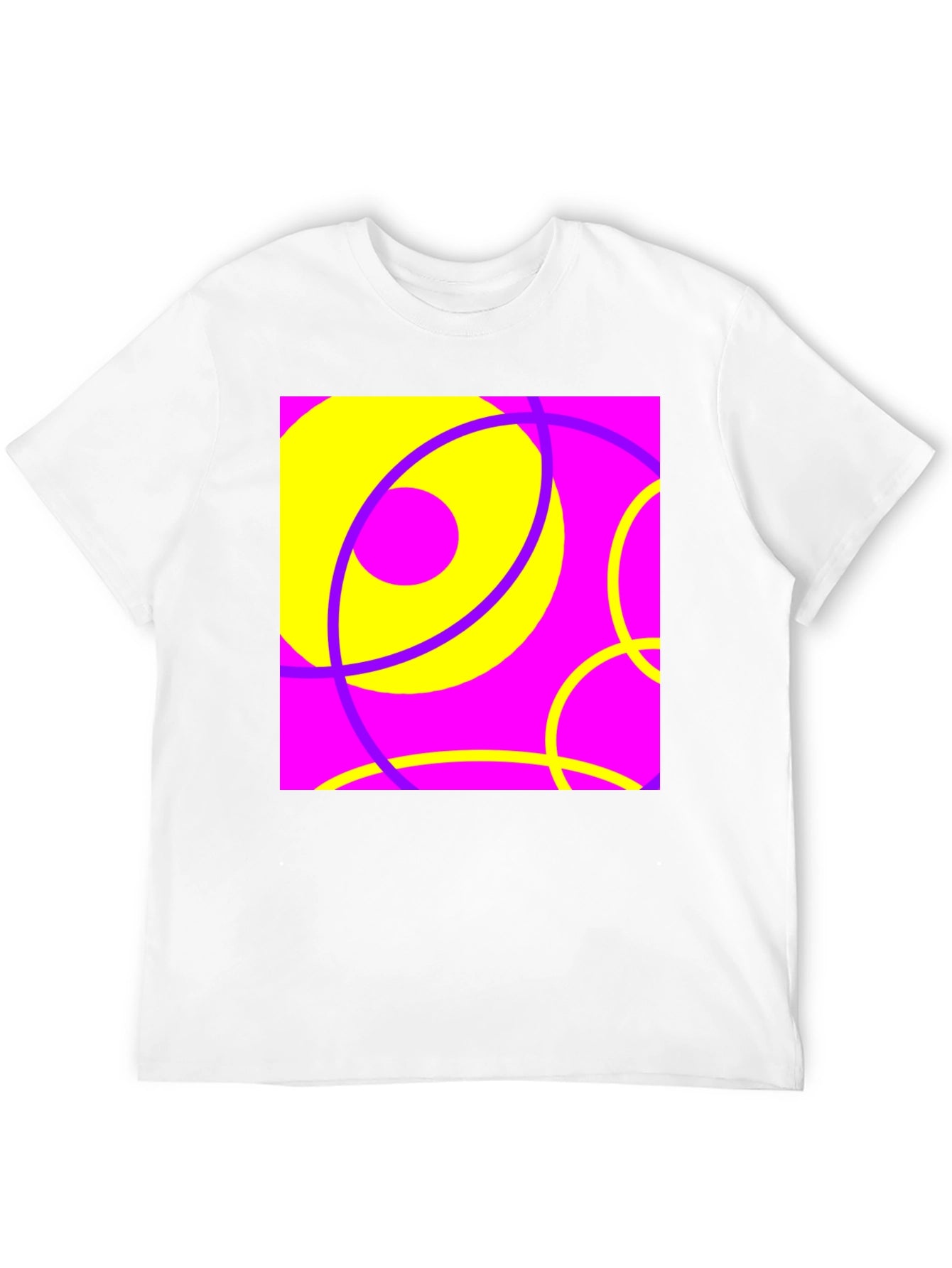 Abstract Circles Graphic Tee - Bold & Funky Design