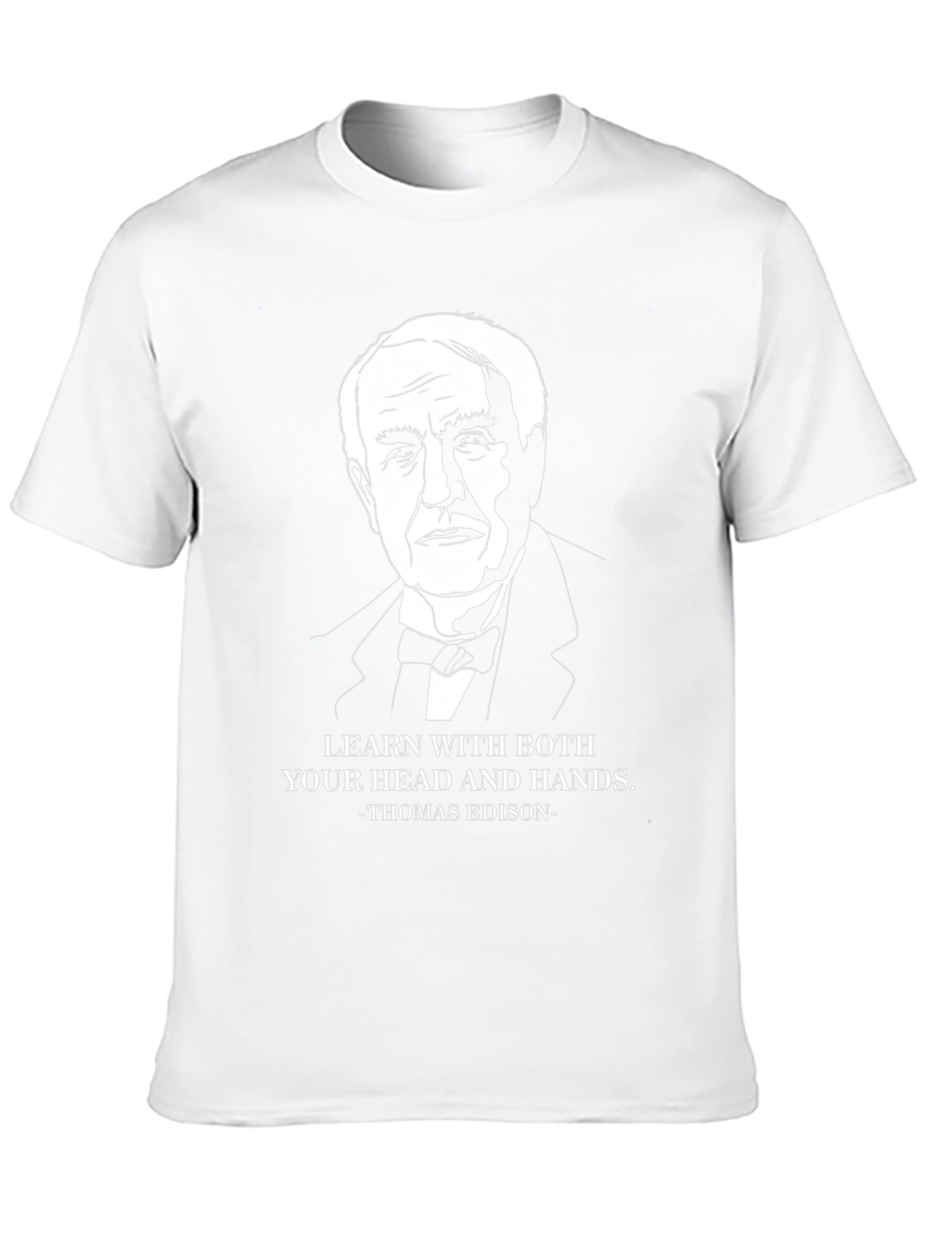 Thomas Edison Quote T-Shirt - Learn With Both