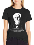 Thomas Edison Quote T-Shirt - Learn With Both