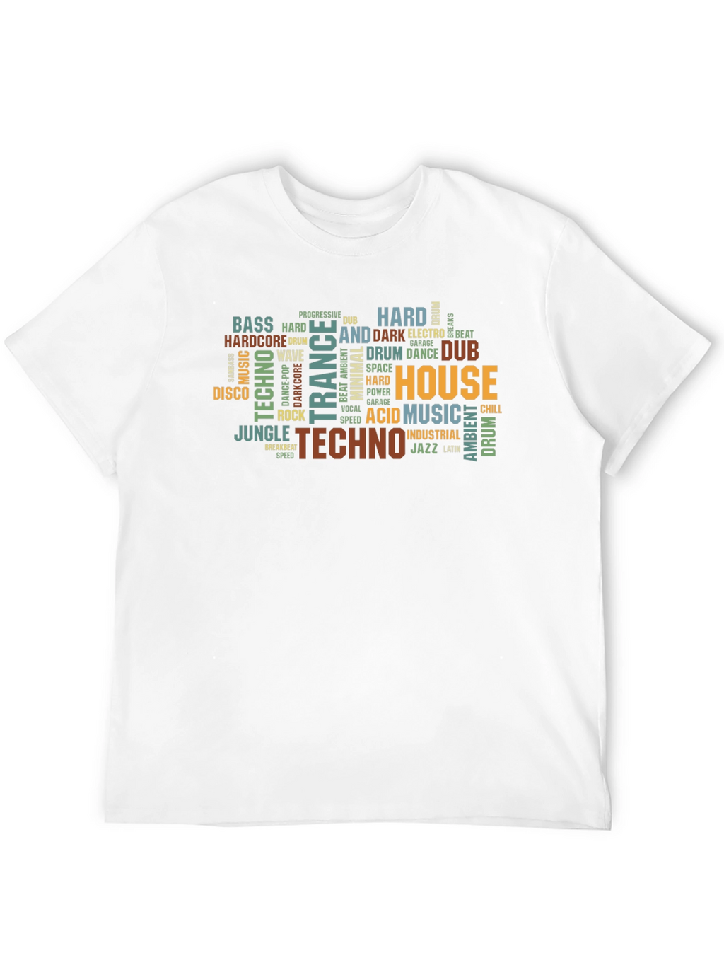 Music Genre Typography T-Shirt