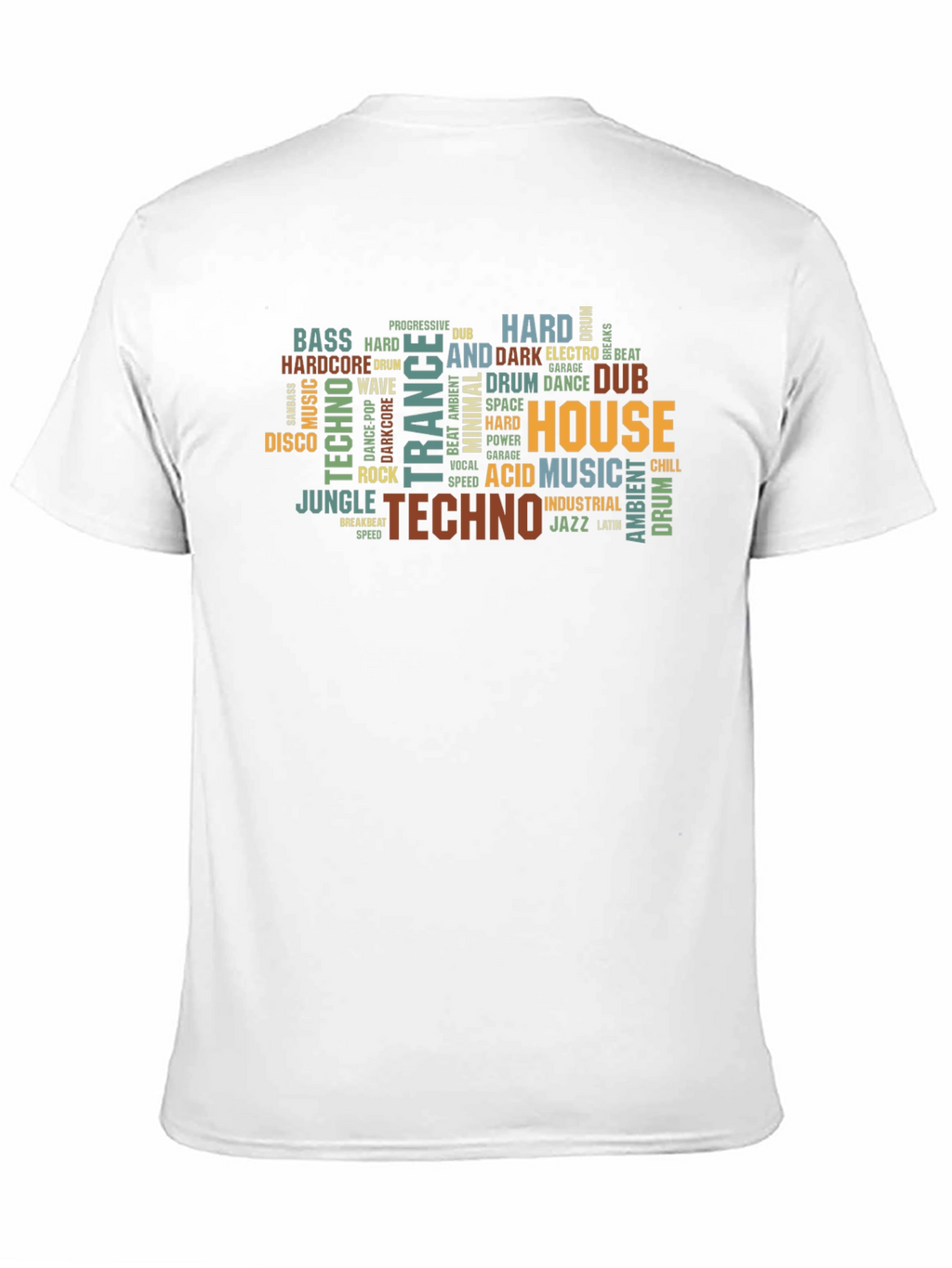 Music Genre Typography T-Shirt