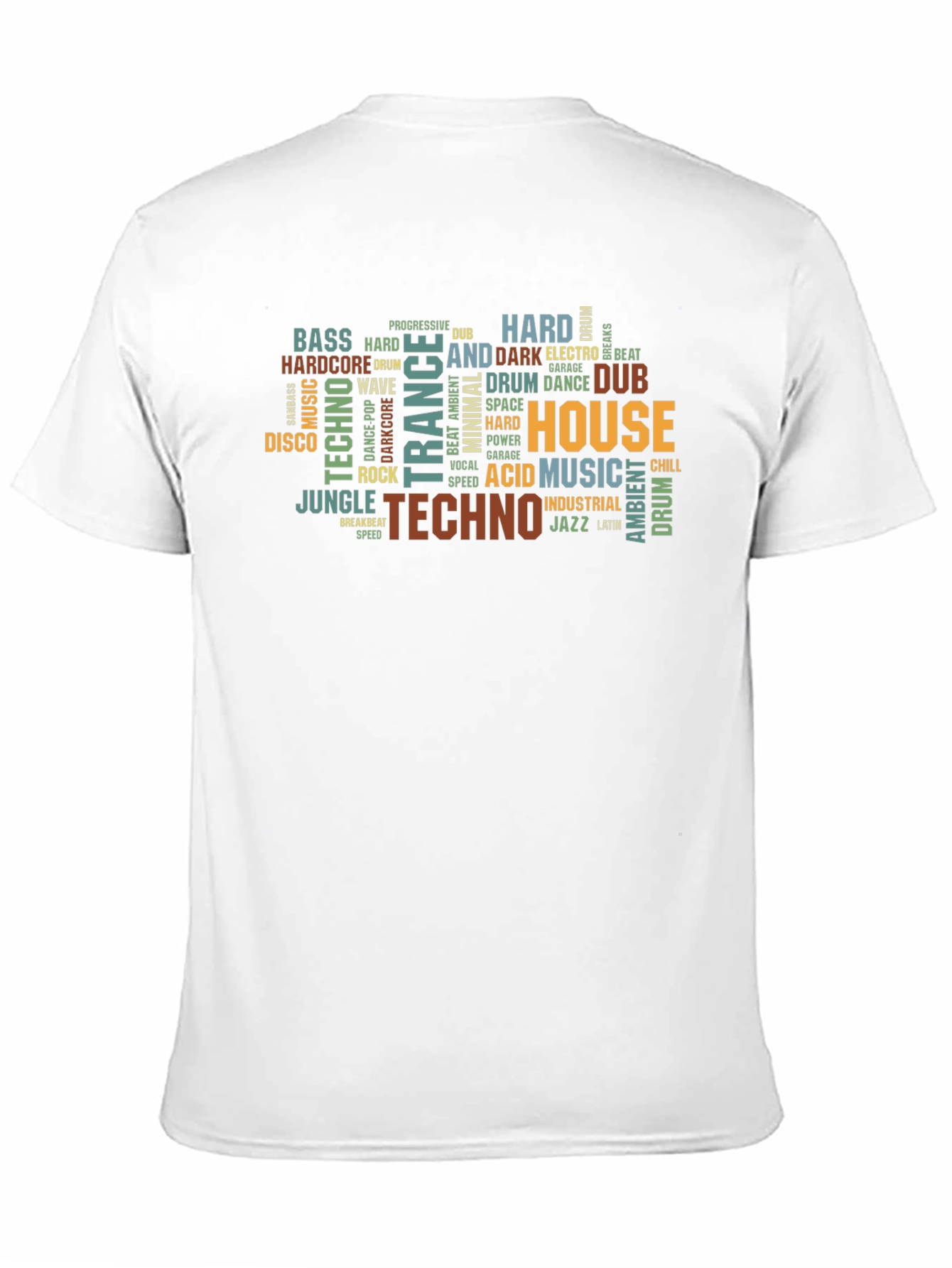 Music Genre Typography T-Shirt