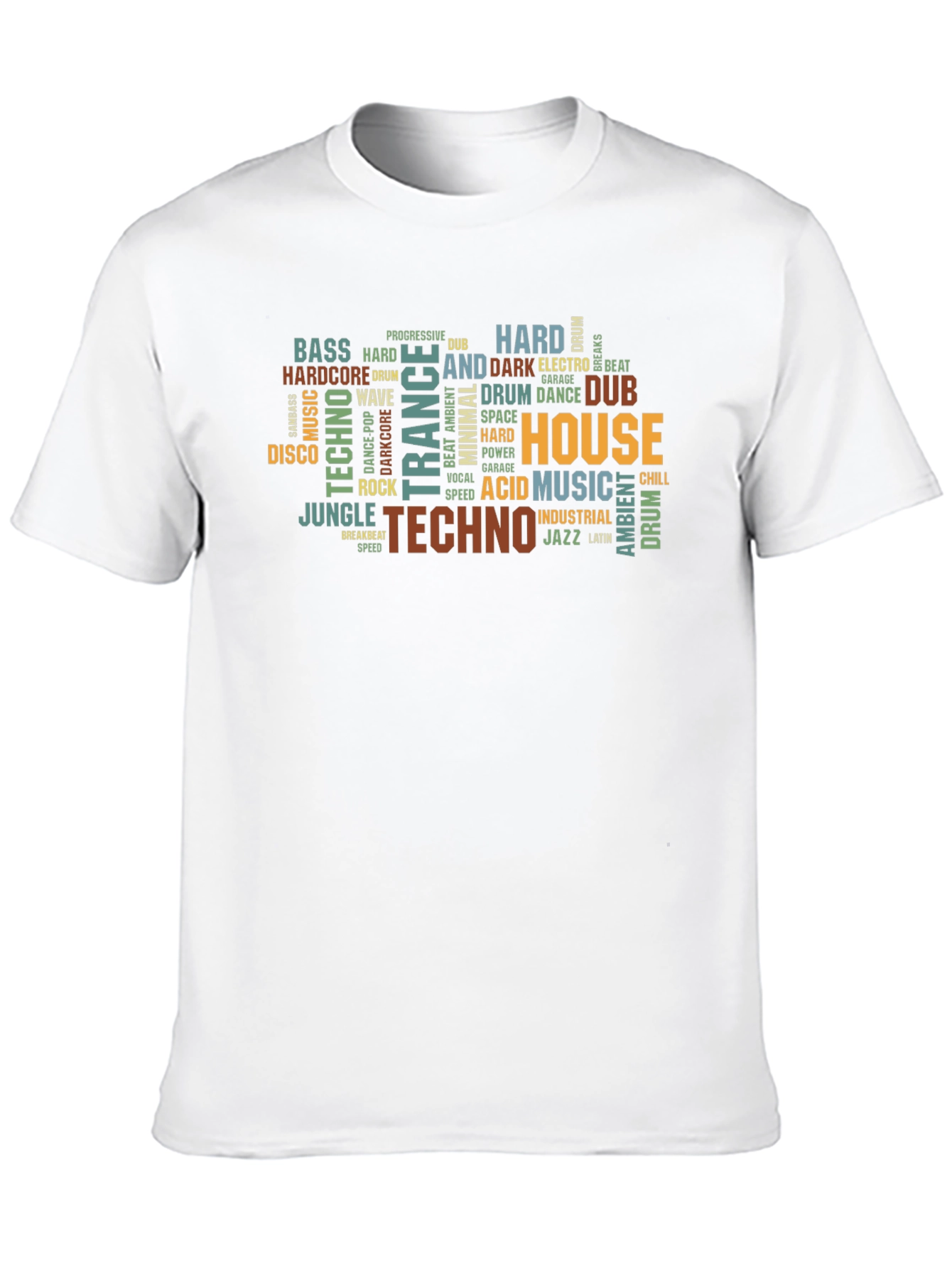Music Genre Typography T-Shirt