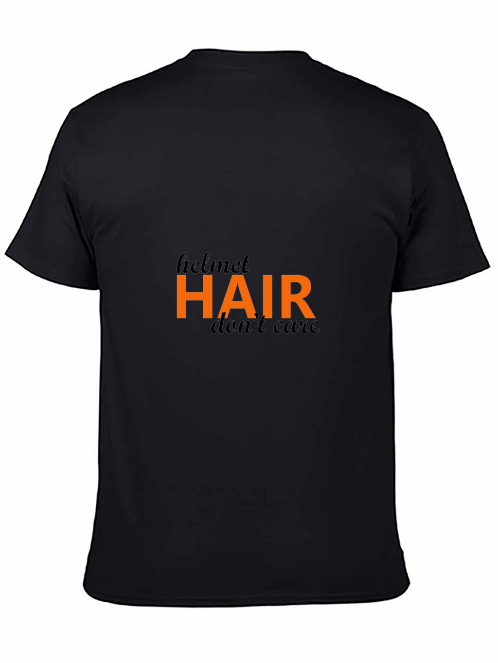 Helmet Hair Dont Care Graphic Tee