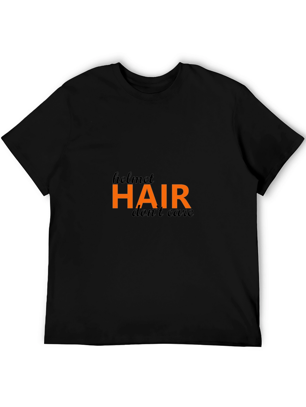 Helmet Hair Dont Care Graphic Tee