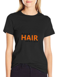 Helmet Hair Dont Care Graphic Tee