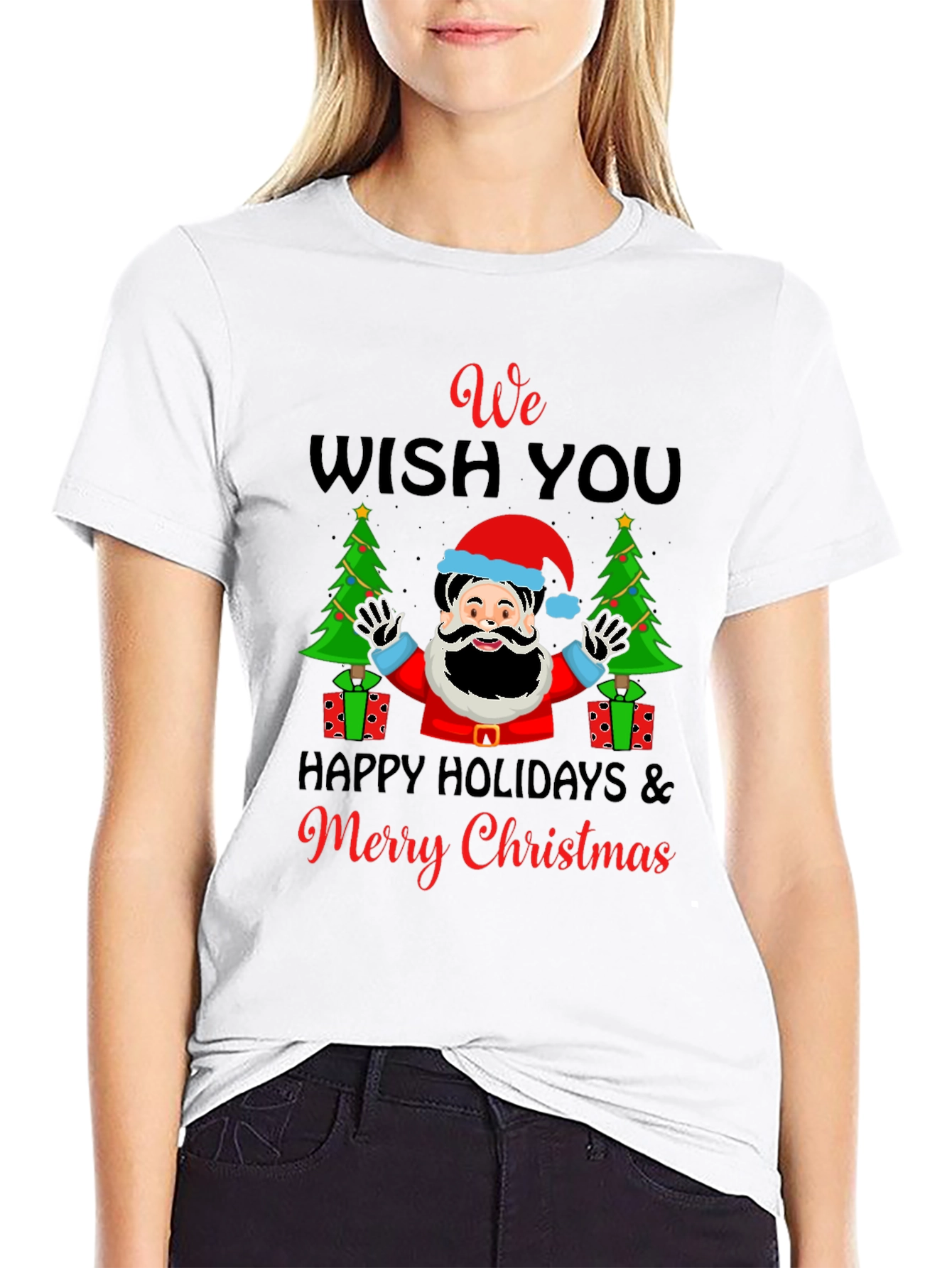 We Wish You Merry Christmas Holiday Graphic T-Shirt