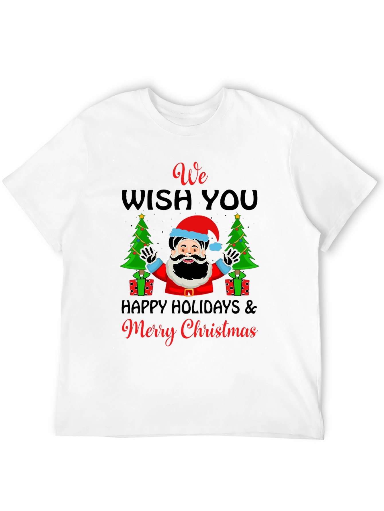 We Wish You Merry Christmas Holiday Graphic T-Shirt
