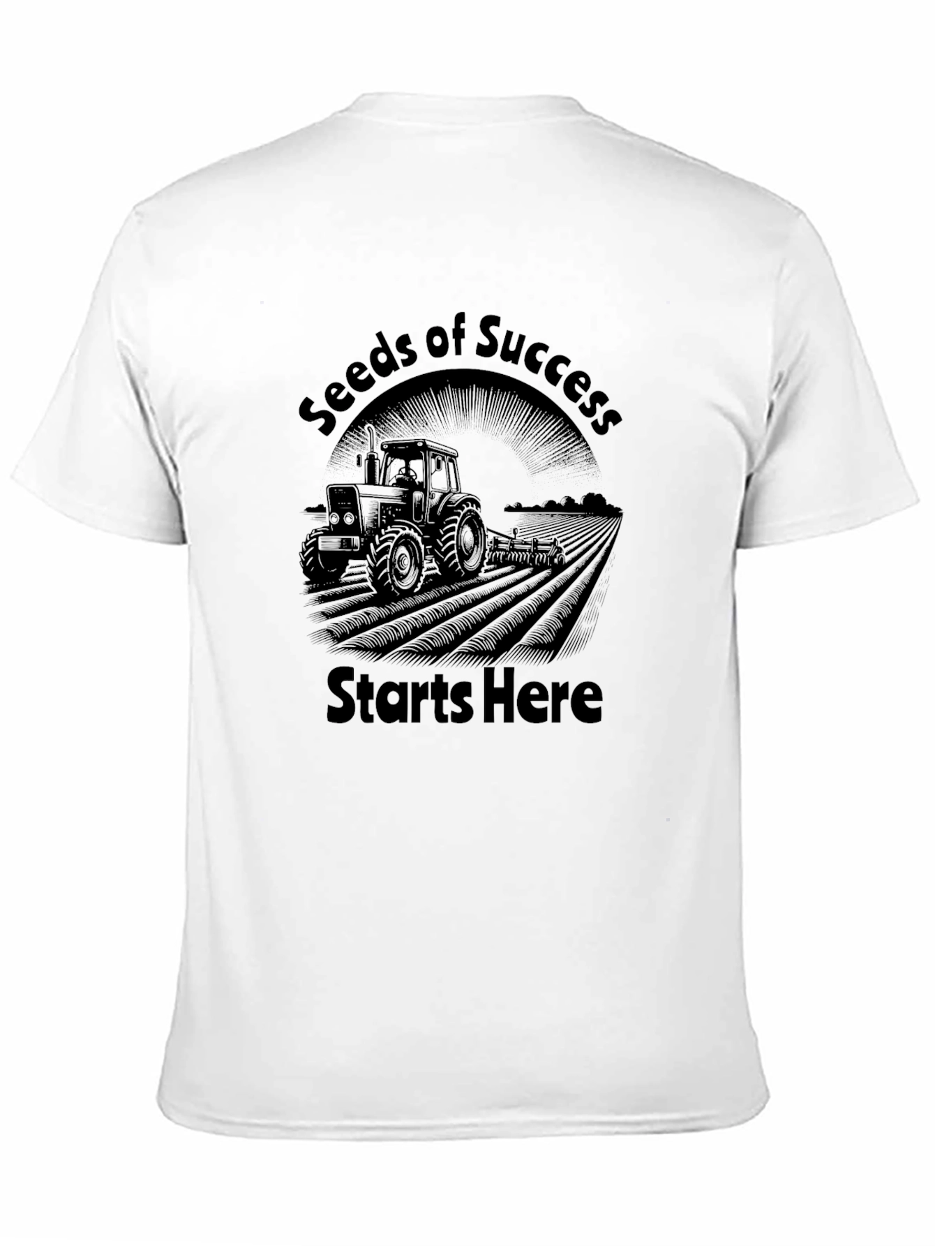 Seeds of Success Tractor Graphic Tee - Black