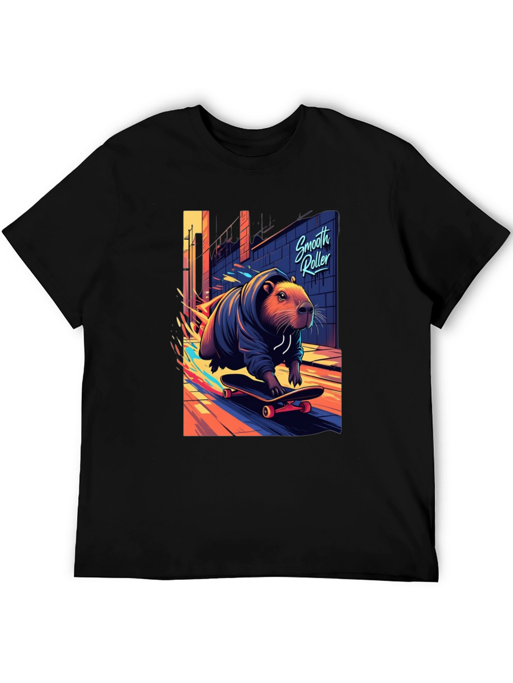Smooth Roller Capybara T-Shirt