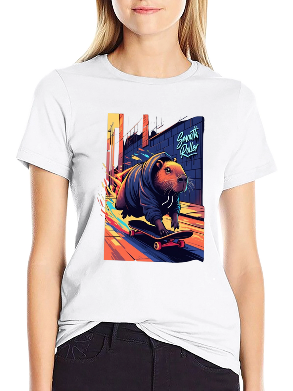 Smooth Roller Capybara T-Shirt