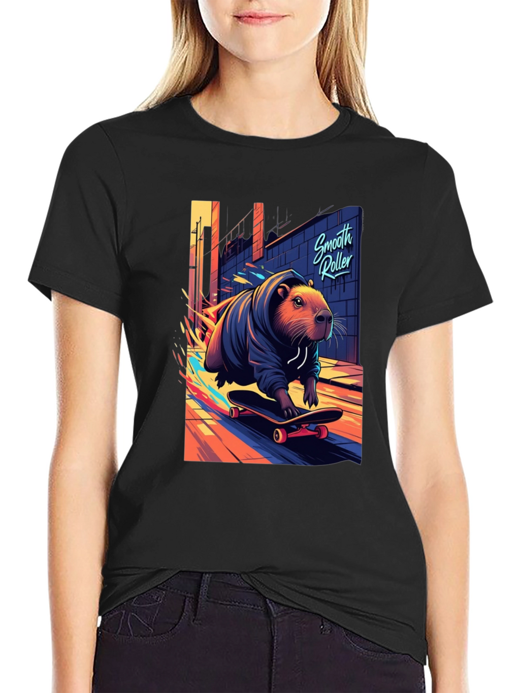 Smooth Roller Capybara T-Shirt