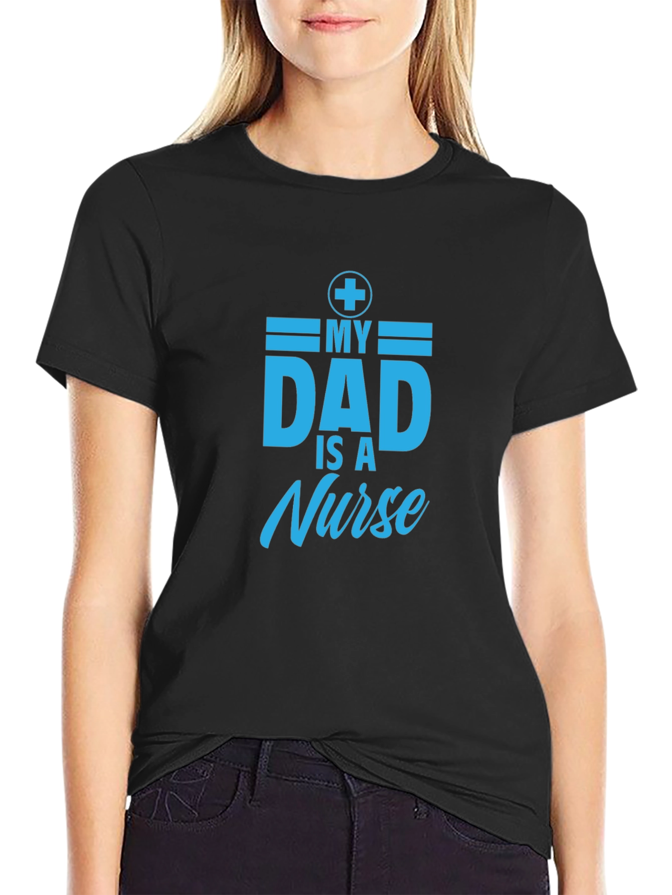 My Dad Is A Nurse T-Shirt - Gift For Fathers Day