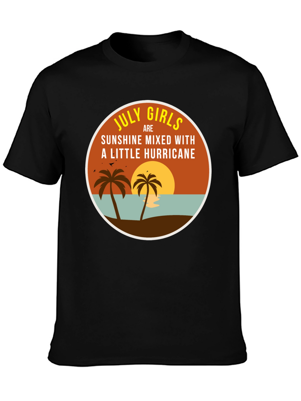 July Girls Sunshine & Hurricane Black T-Shirt
