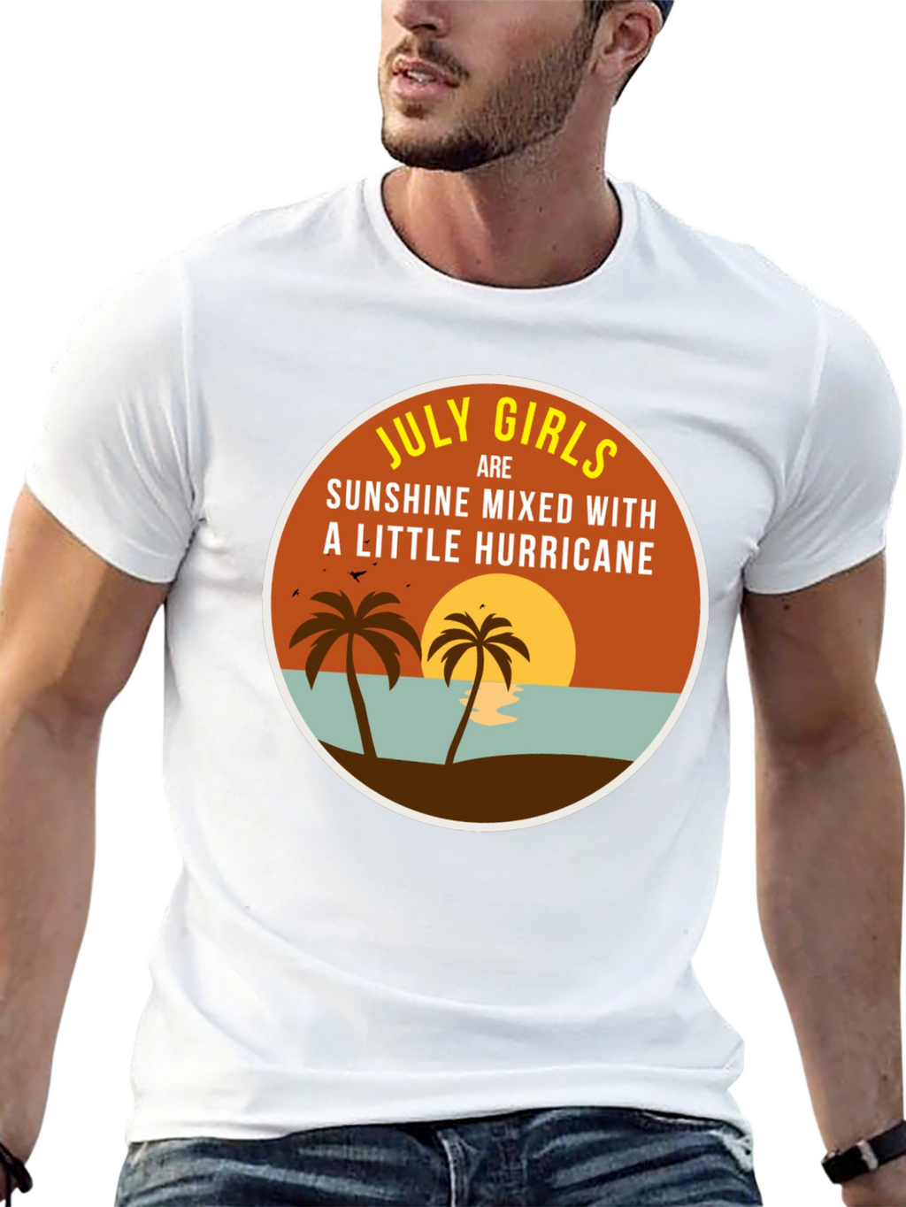 July Girls Sunshine & Hurricane Black T-Shirt