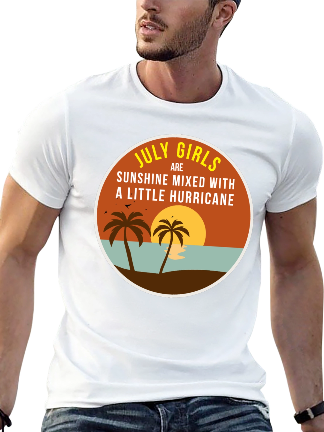 July Girls Sunshine & Hurricane Black T-Shirt