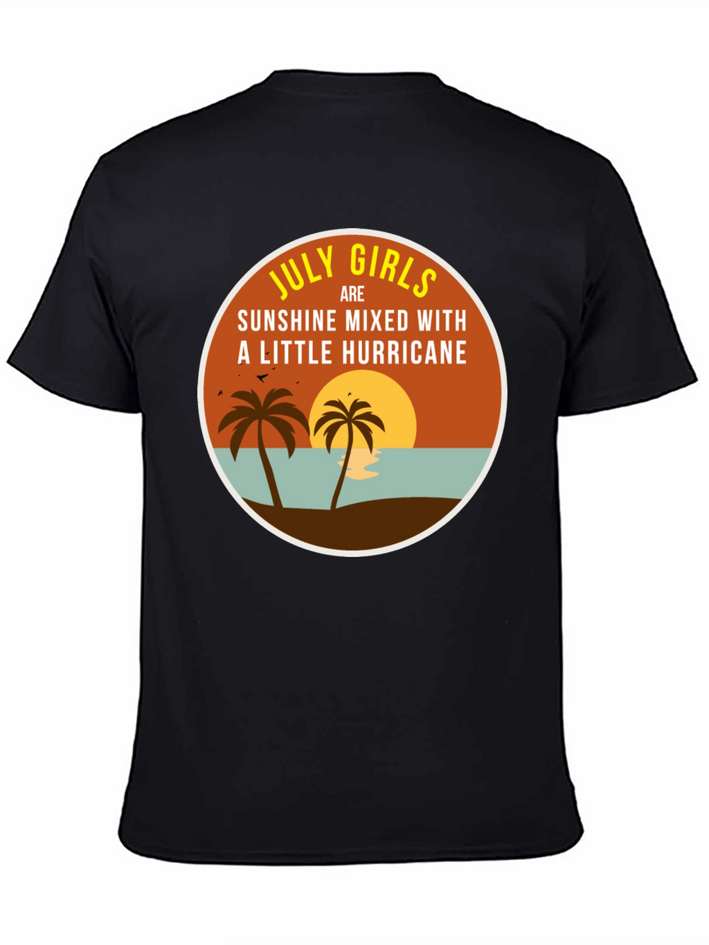 July Girls Sunshine & Hurricane Black T-Shirt