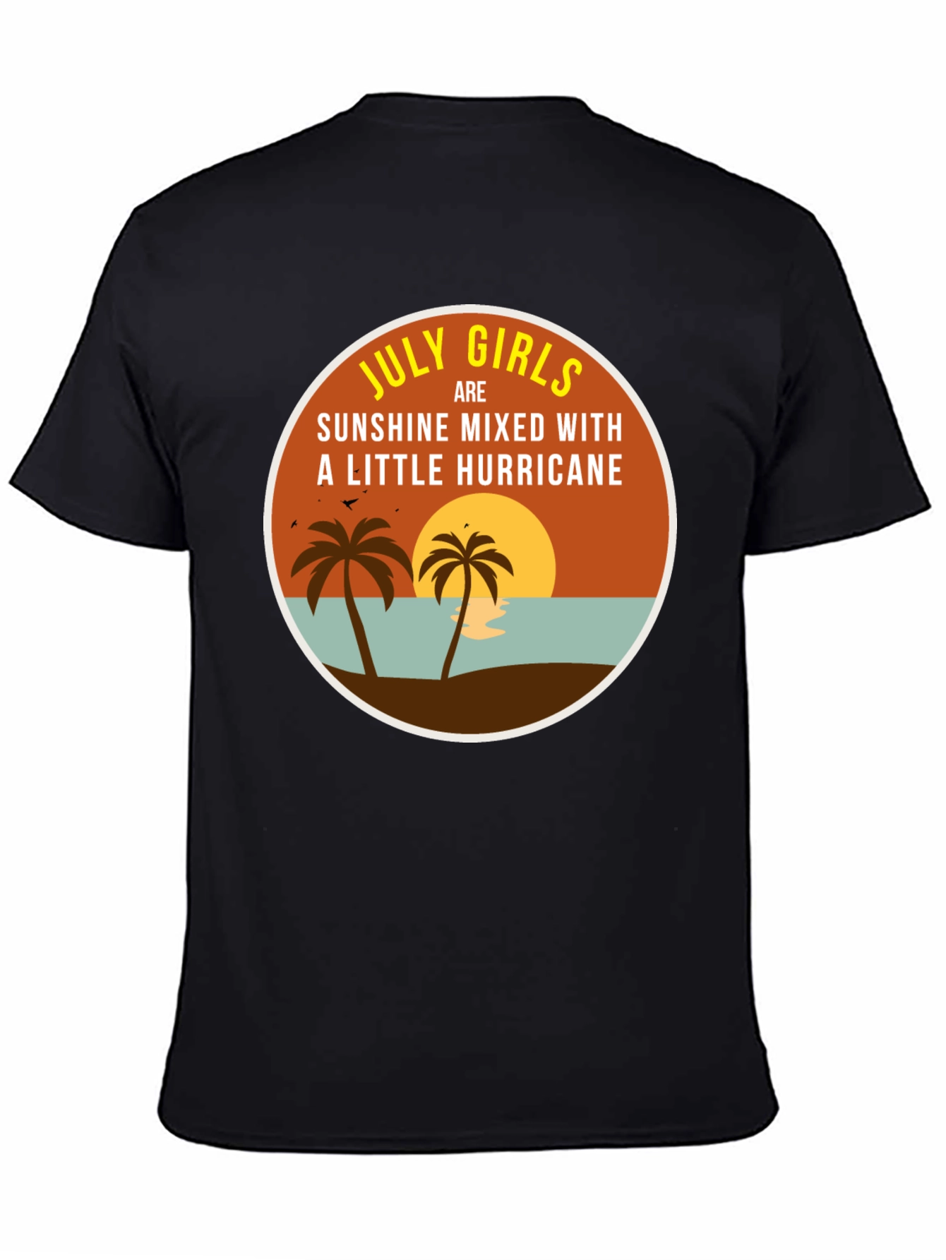 July Girls Sunshine & Hurricane Black T-Shirt