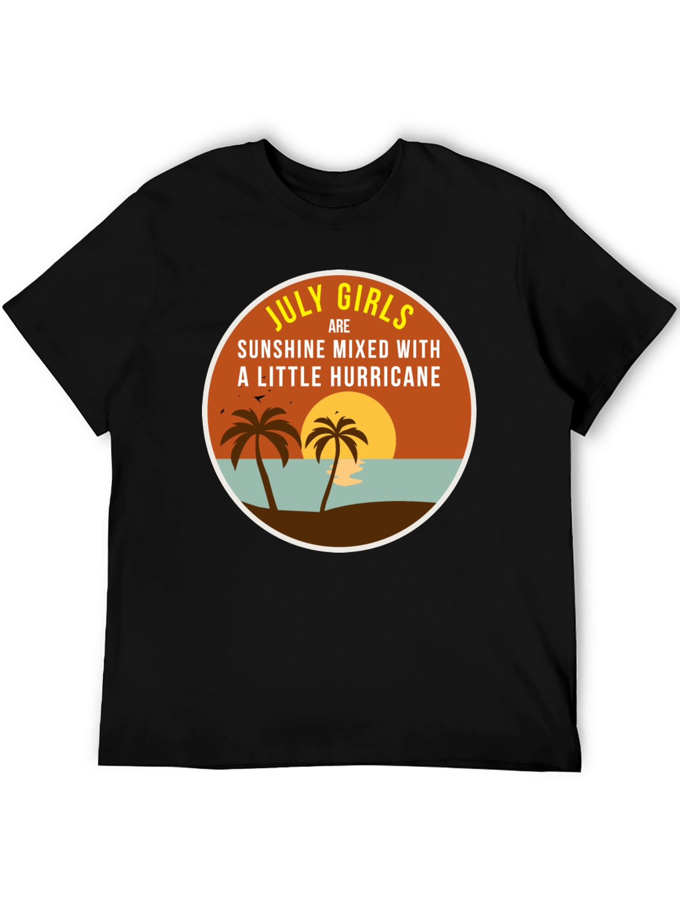 July Girls Sunshine & Hurricane Black T-Shirt