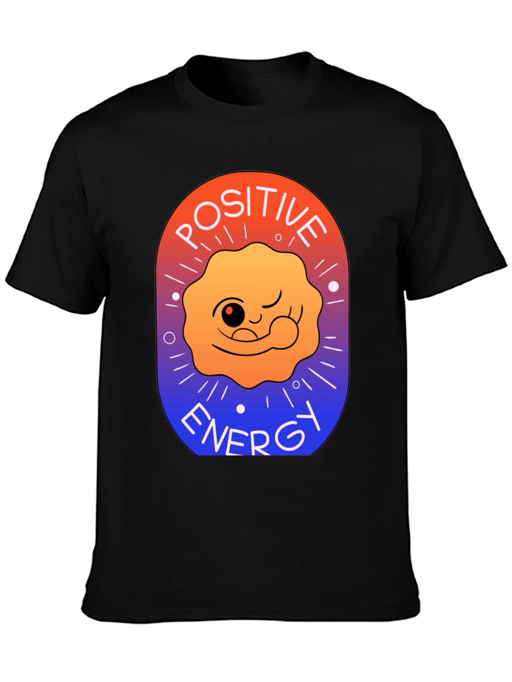 Positive Energy Graphic T-Shirt - Soft Cotton Blend