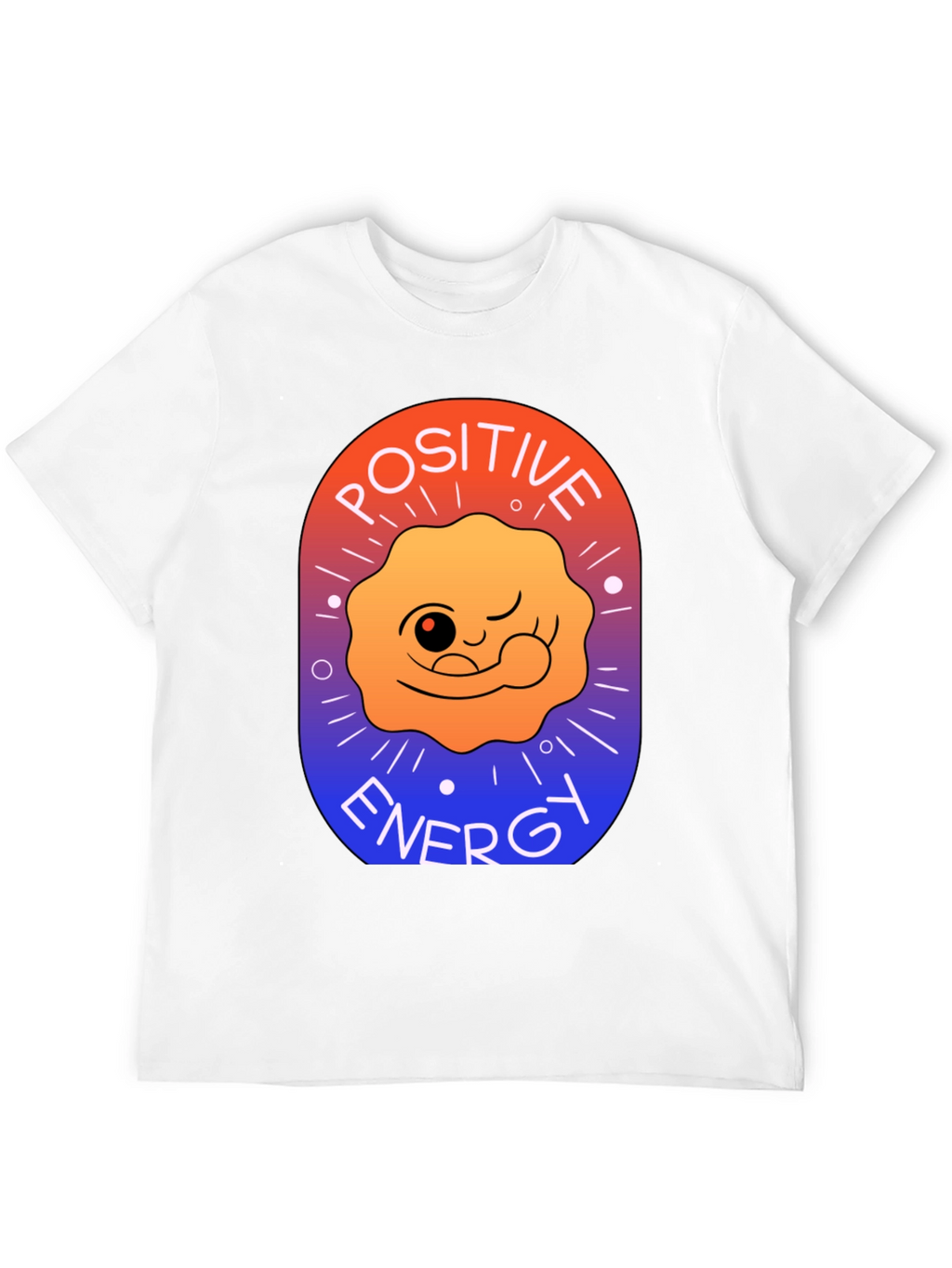 Positive Energy Graphic T-Shirt - Soft Cotton Blend